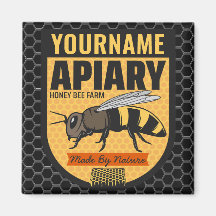 Personlig NAMN Honungsbin Apiary Beehives Farm