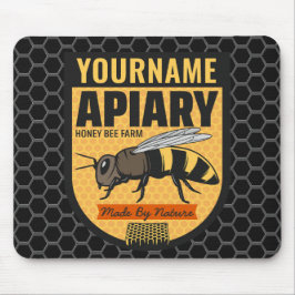 Personlig NAMN Honungsbin Apiary Beehives Farm Musmatta