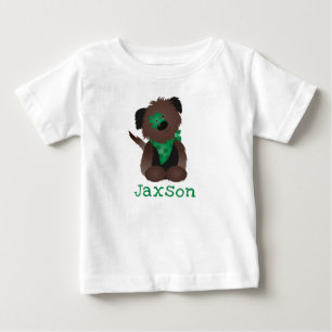 Personlig Namn Hund Fyrklövrare T Shirt