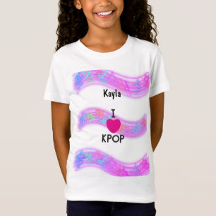 Personlig namn I Kärlek K-pop T Shirt