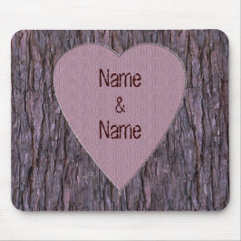 Personlig Namn i Träd-musmatta Musmatta