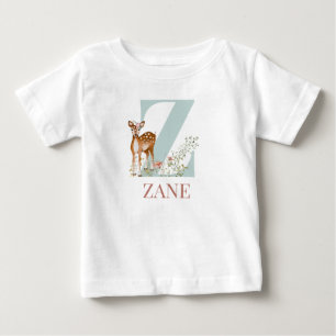 Personlig Namn Initial Brev Z T Shirt