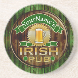 Personlig Namn Irish Pub Sign St. Patrick's Day Underlägg