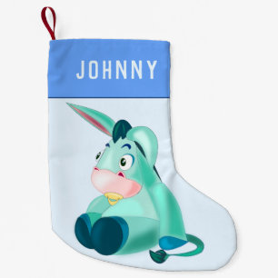 Personlig Namn-julklapp, Baby Donkey Liten Julstrumpa