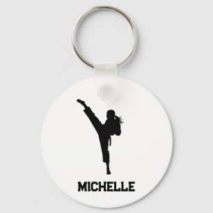Personlig Namn Karate / Taekwondo / judo Nyckelring