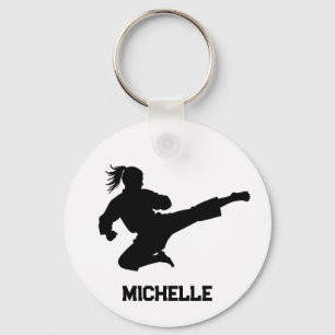 Personlig Namn Karate / Taekwondo / judo Nyckelring