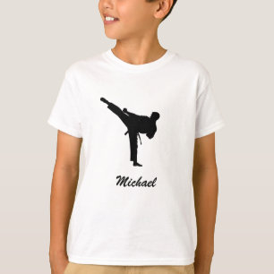 Personlig Namn Karate / Taekwondo / judo T Shirt