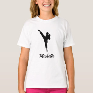Personlig Namn Karate / Taekwondo / judo T Shirt
