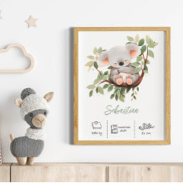 Personlig namn koala prod. poster