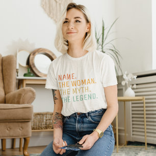 Personlig Namn, kvinnan, myten, legenden T Shirt