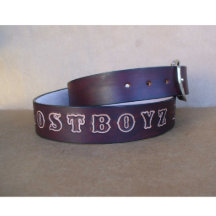 Personlig Namn Leather Bälte - Gift för honom