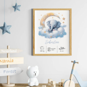 Personlig namn - leksakskonst poster
