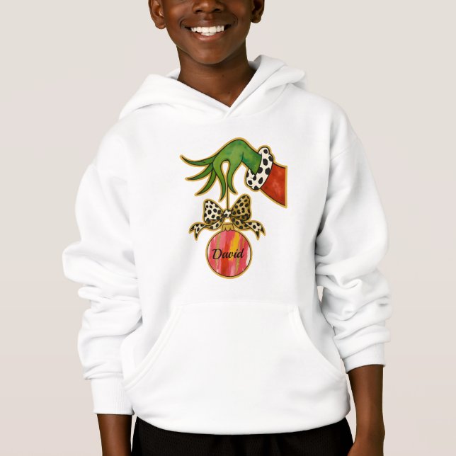 personlig namn Leopardbåge Papegoja Ornament T Shirt (Framsida)