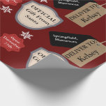 Personlig Namn & Location Officiell Santa Presentpapper<br><div class="desc">Den mest förväntade gåvan för varje barn är kanske jultomtens gåva.  Hjälp till att öka tomtens magi med en personlig namn och ett byte från tomten!  Glad helg!</div>