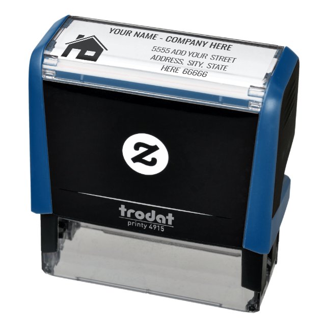 Personlig Namn Logotyp Adress Stämpel (Produkt)