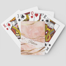 Personlig Namn Luxury Marble Ro