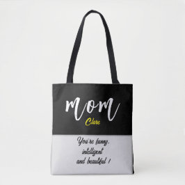 personlig namn Mamma dag och mer Tygkasse