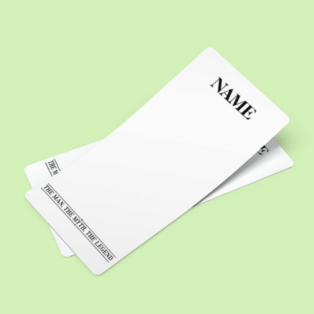 Personlig Namn människan, myten om förklaringen Brevpapper (Skapare uppladdad)
