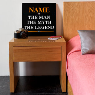 Personlig Namn människan, myten om förklaringen Canvastryck