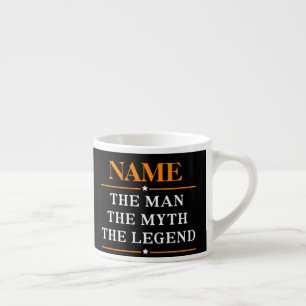 Personlig Namn människan, myten om förklaringen Espressomugg