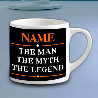 Personlig Namn människan, myten om förklaringen Espressomugg