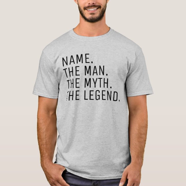 Personlig Namn människan, myten om förklaringen T Shirt (Framsida)