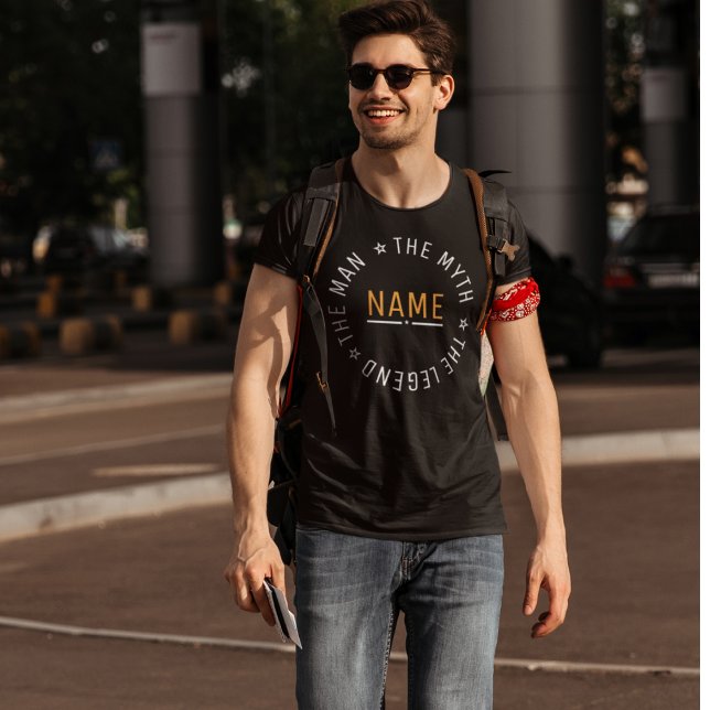Personlig Namn människan myten om legend T-Sh T Shirt (Skapare uppladdad)