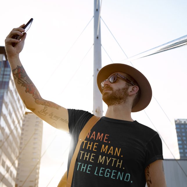 Personlig Namn människan myten om legend T-Sh T Shirt (Skapare uppladdad)
