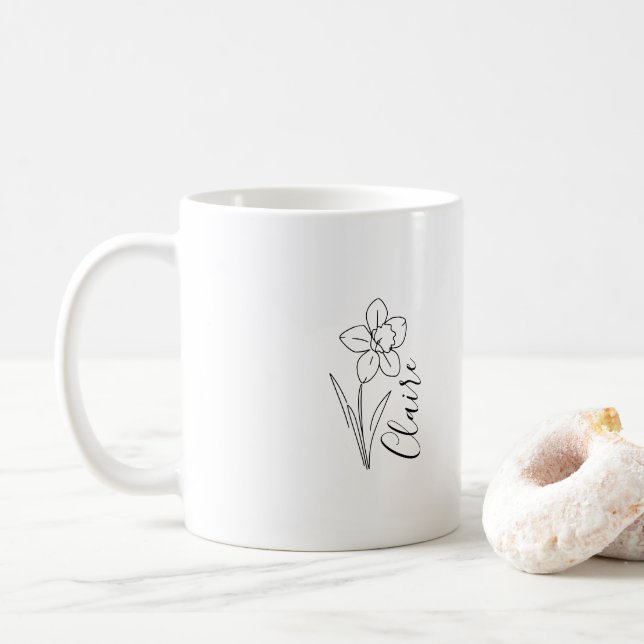 Personlig namn Markottodil Birtud Kaffemugg (Med munk)