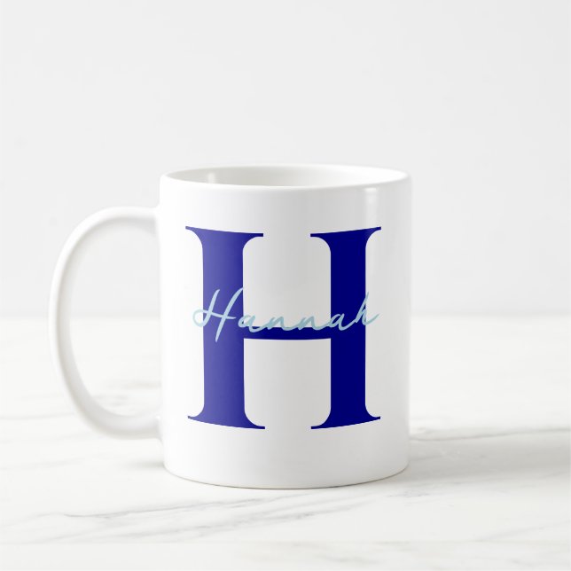 Personlig Namn med första gåva till henne Kaffemugg (Vänster)