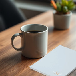 Personlig Namn Monogram Anteckningsblock