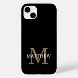 Personlig Namn Monogram Black