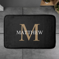 Personlig Namn Monogram Black