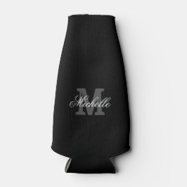 Personlig namn monogram flaska-kylare