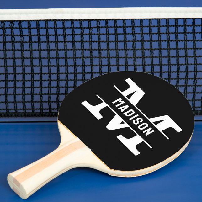 Personlig Namn Monogramm Bord tennisracketar Pingisracket (Insitu)