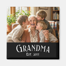 Personlig Namn Mormor År Foto Present Magnet