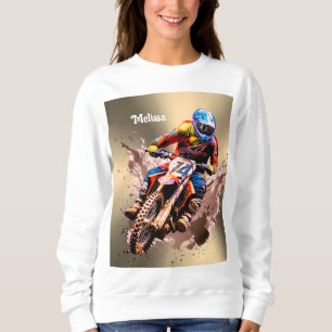 Personlig namn Motocross Puzzle T Shirt