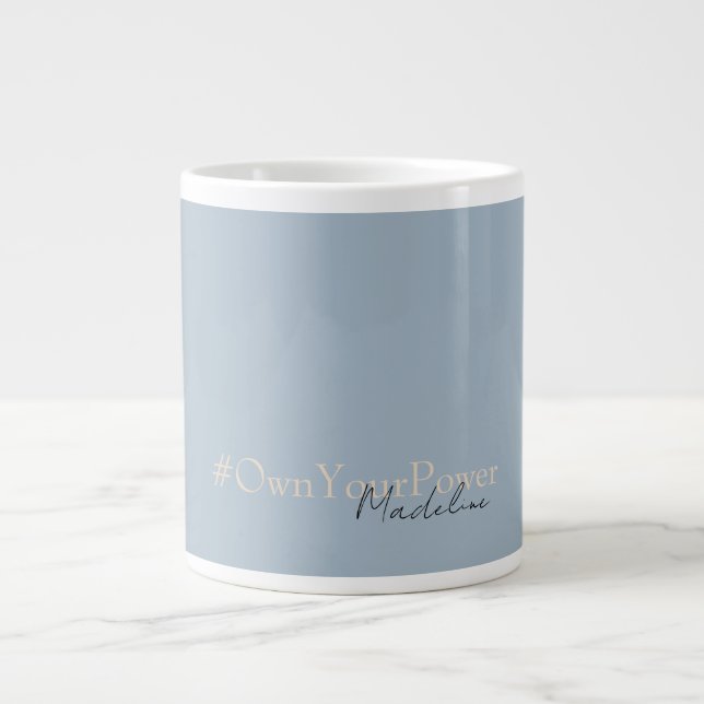 Personlig Namn Mugg - Girlbos Empowerment Gift Jumbo Mugg (Framsidan)