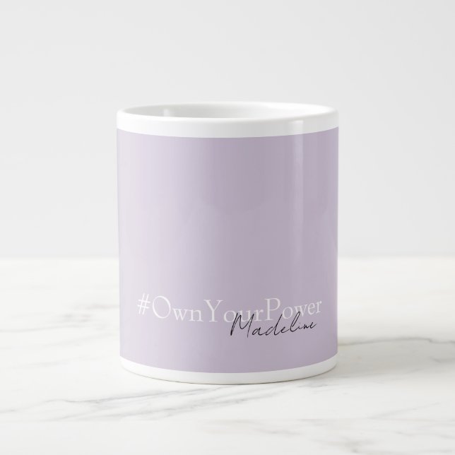 Personlig Namn Mugg - Girlbos Empowerment Gift Jumbo Mugg (Framsidan)