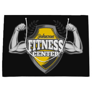 Personlig NAMN Muscle Fitness Trainer Gym