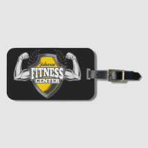 Personlig NAMN Muscle Fitness Trainer Gym