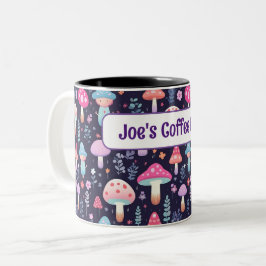 Personlig Namn Mushroom Gift Mugg