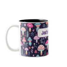 Personlig Namn Mushroom Gift Mugg