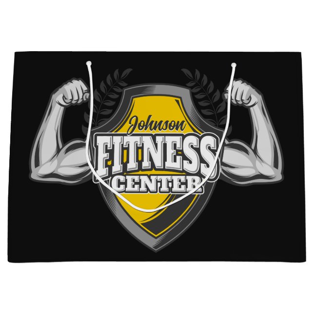 Personlig NAMN Muskel Fitness Tränare Gym (Framsidan)