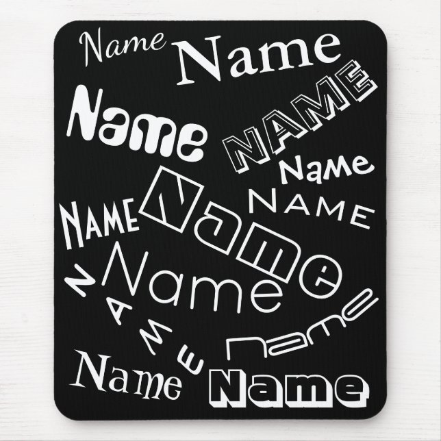 Personlig Namn Musmatta (Framsidan)