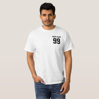 Personlig Namn Number Anpassningsbar Sport Jersey T Shirt
