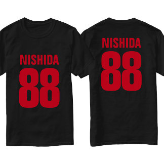 Personlig Namn, Number och Färg. Sportfantaster T Shirt
