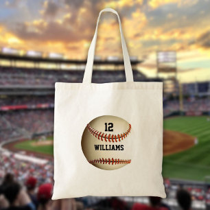 Personlig Namn Nummer Baseboll Sport Tygkasse