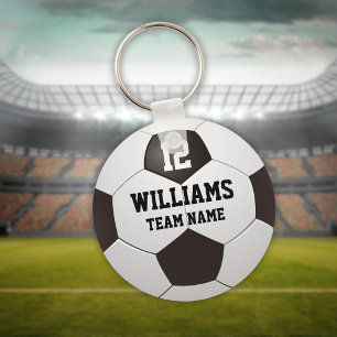 Personlig Namn Nummer Lag Namn Fotboll Nyckelring