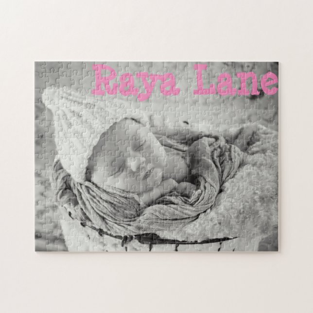 Personlig Namn och Photo Puzzle Pussel (Horisontell)